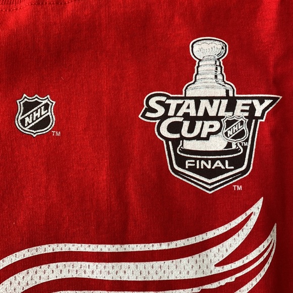 Detroit Red Wings Stanley Cup Final Tee NWOT XL 2008 Champions Hologram - Picture 4 of 10